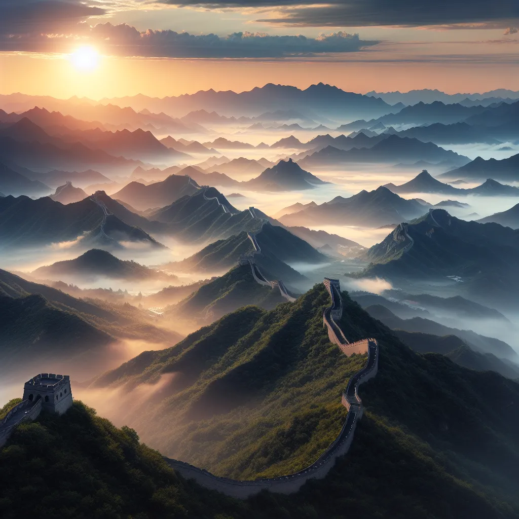 Wielki Mur Chiński i inne skarby architektury starożytnych Chin