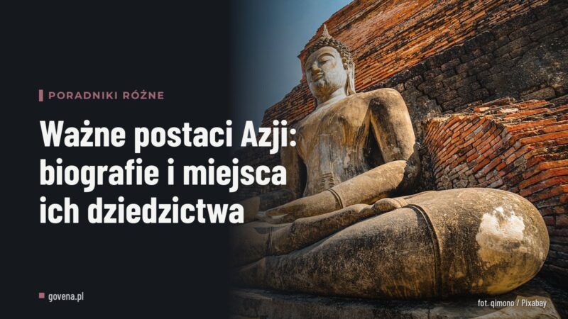Ważne postaci Azji: biografie i miejsca ich dziedzictwa